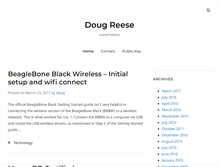 Tablet Screenshot of dougreese.com